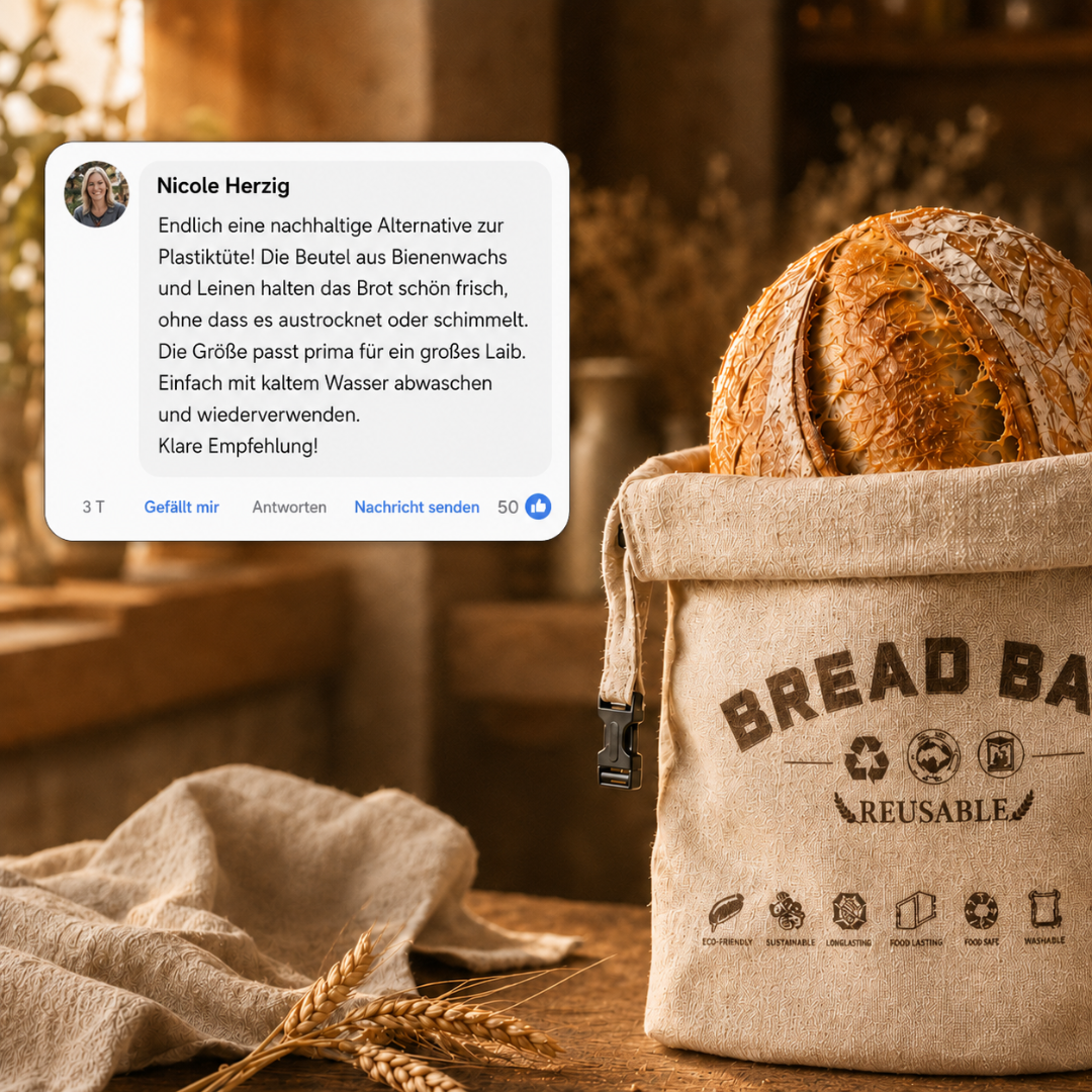 Eryno – Brotbeutel aus Bienenwachs